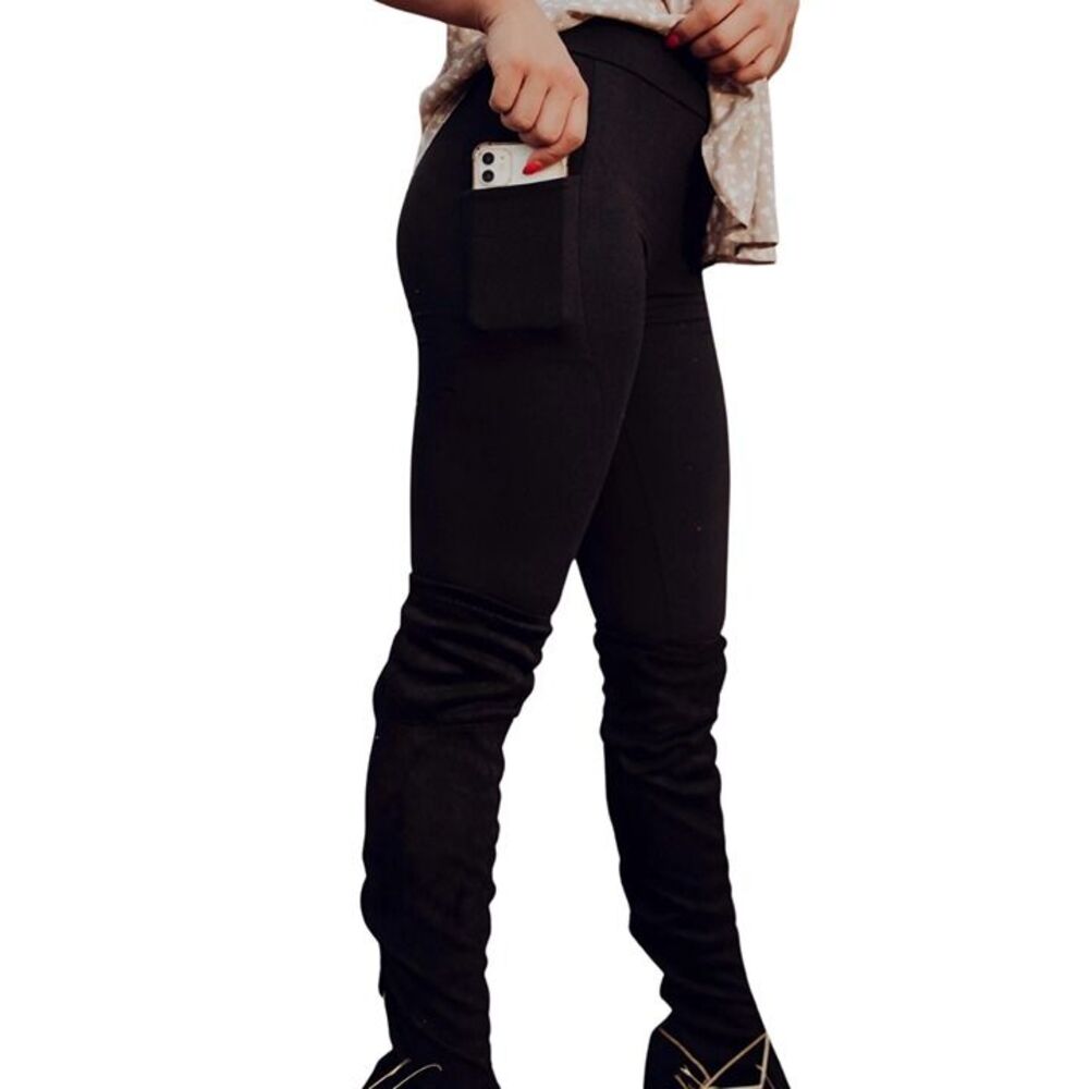 Black Pocket Leggings